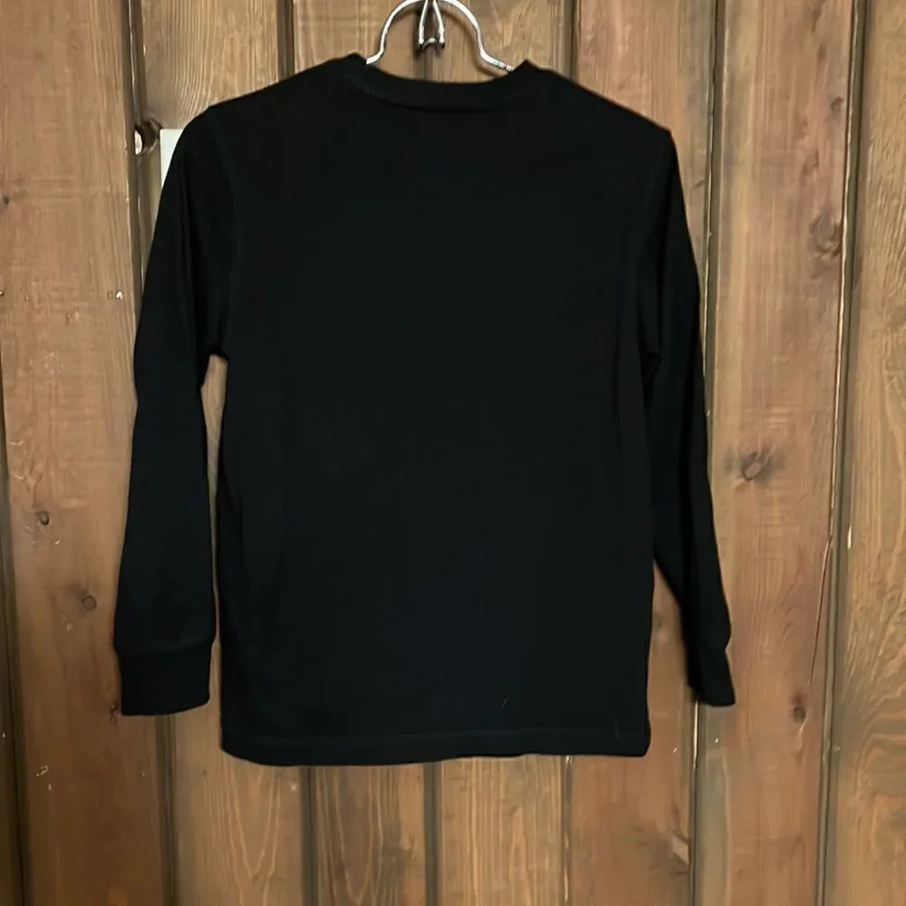 Gymboree youth size 8 black Valentine long sleeved shirt.